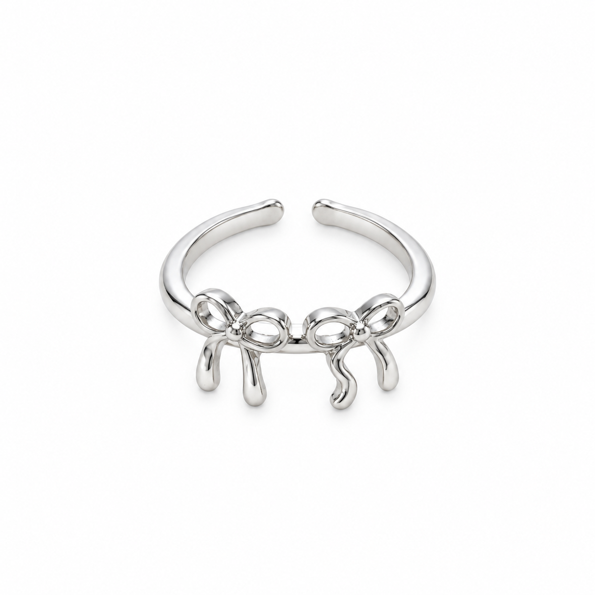 Paired Ribbon Ring