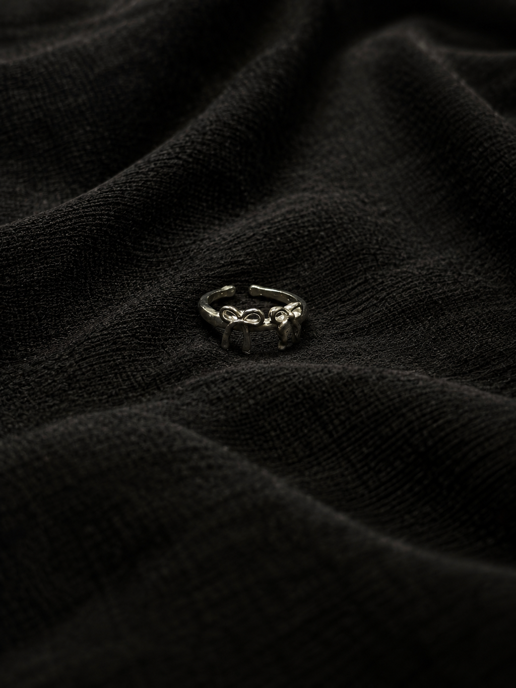 Paired Ribbon Ring