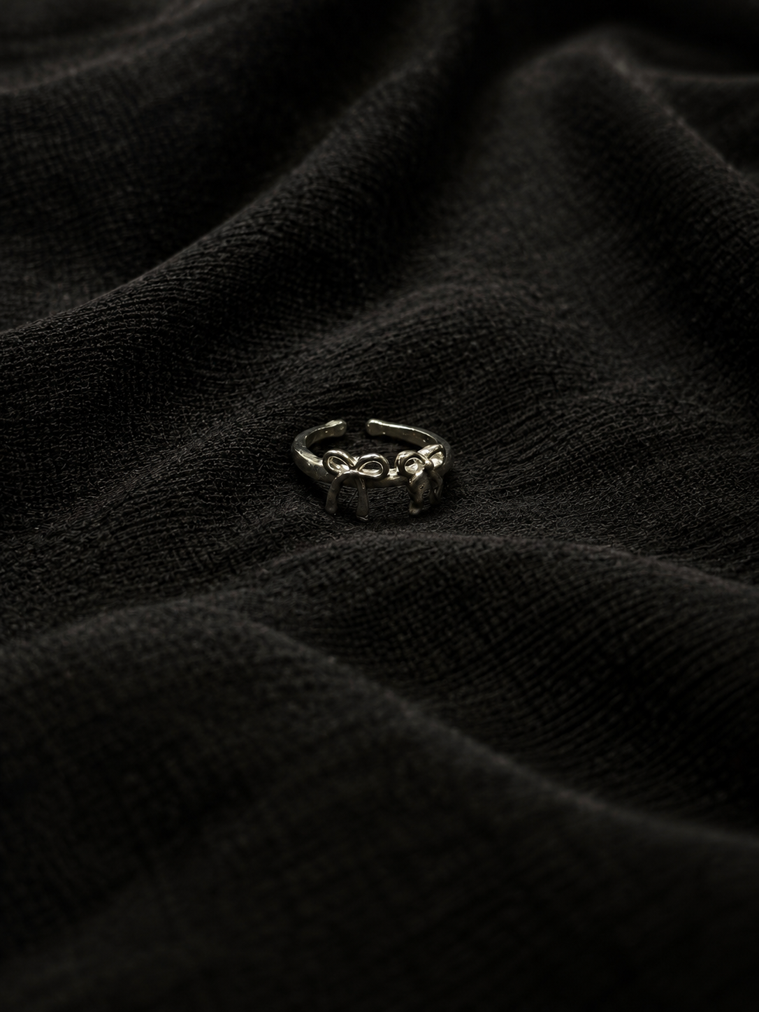 Paired Ribbon Ring