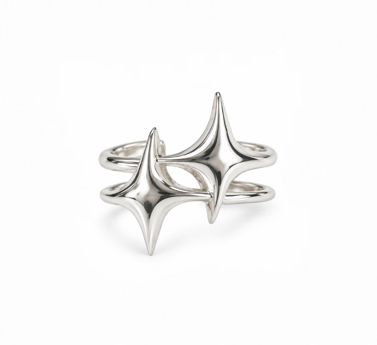 Twin Star Ring